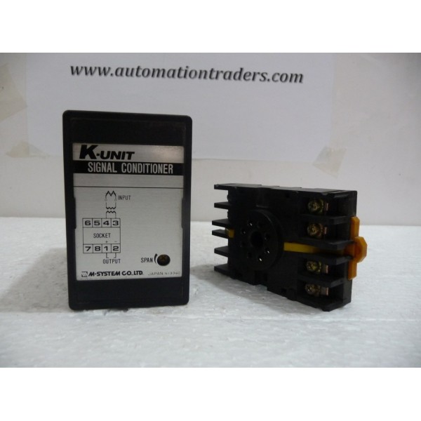 K-Unit Signal Conditioner, KCNE-55, M-System, Japan  (14 Days Warrenty on Entire Stock)